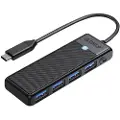 ORICO Hub 4in1 USB A3.0x4 (svart)