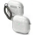 Ringke AirPods 4 Ringke silikonetui - støtsikker beskyttelse - Glitter klart