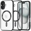 Tech-Protect iPhone 16 MagFlex-deksel - MagSafe-kompatibelt - klar / svart
