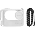 Sunnylife Lanyard + Silicone Case for Insta360 GO 3S (white)