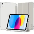 Tech-Protect iPad 2022/2025 Tech-Protect SmartCase Pen Hybrid Tri-Fold Folio-deksel - Krystall sølv