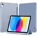 Tech-Protect iPad 2022/2025 Tech-Protect SmartCase Pen Hybrid Tri-Fold Folio-deksel - Krystallblått