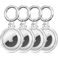 Tech-Protect Apple AirTag Tech-Protect Icon 4-pakningsveske - gjennomsiktig