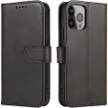 Hurtel Lommebokveske med stativ til Samsung A55 - Svart
