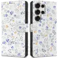 Tech-Protect Samsung Galaxy S25 Ultra Lommeboketui med magnet og stativ - Vårblomster