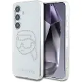 Karl Lagerfeld Rhinestone-etui Samsung Galaxy S25 - Klar