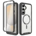 Tech-Protect Samsung Galaxy S25 Tech-Protect Defense360-deksel med skjermbeskytter - MagSafe-kompatibel - Svart