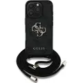 GUESS Pu 4g Metal Logo Crossbody Strap Iphone 16 Pro Telefondeksel