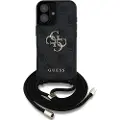 GUESS Pu 4g Metal Logo Crossbody Strap Iphone 16 Telefondeksel