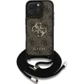 GUESS Pu 4g Metal Logo Crossbody Strap Iphone 16 Pro Telefondeksel