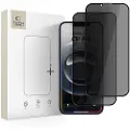 Tech-Protect iPhone 16e/14/13/13 Pro Tech-Protect Glass Spy+ Privacy Beskyttelsesglass - 2 stk. - Svart