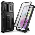 Tech-Protect Samsung Galaxy A36 Tech-Protect Kevlar Cam+ deksel - skjermbeskyttelse, kamerabeskyttelse, støtteben - svart