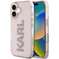 Karl Lagerfeld Rhinestones Logo Iphone 16 Telefondeksel
