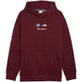 Puma BMW M Motorsport Essentials Fleece Hoodie Men, Collection, Ruby Shimmer, XL