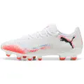 Puma FUTURE 8 PLAY FG/AG Football Boots Women, Shoes, White/Black/Glowing Red, 42.5