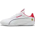 Puma Scuderia Ferrari Neo Cat 3.0 Sneakers Unisex, Shoes, White/Rosso Corsa, 40