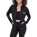 DKNY Rhinestone Stacked Logo Jakke