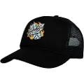 Santa Cruz Flaming Dice Dot Meshback Cap