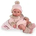 Antonio Juan Nyfødt Luca Med Blomsterpledd Babydukke 42 Cm