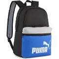 Puma Phase Colour-block Backpack, Accessories, Black/Mountain Blue/Colorblock, OSFA