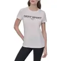DKNY Sport Rhinestone Logo Kortarmet T-skjorte