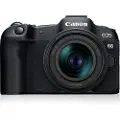 Canon EOS R8 - Digitalkamera - speilløst - 24.2 MP - Full Frame - 4K / 60 fps - 2optisk x-zoom RF 24-50 mm F4.5-6.3 IS STM-objektiv - Wi-Fi, Bluetooth - svart