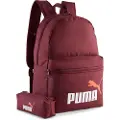 Puma Phase Backpack Set, Accessories, Ruby Shimmer/Glowing Red, OSFA