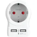 Teknikproffset power adapter - 2 x USB - 12 Watt