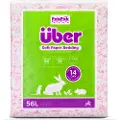 Über Soft Paper Bedding 56 L Pink/White
