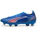 Puma ULTRA 6 MATCH MxSG Football Boots Unisex, Shoes, Ultra Blue/White/Glowing Red, 48
