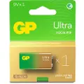 GP Ultra Alkaline GP1604AU, Engangsbatteri, 9V, Alkalinsk, 9 V, 1 stykker, Cd (kadmium), Hg (kvikksølv)