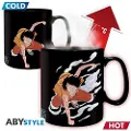 One Piece Mug - Luffy & Ace | Varmereaktiv 460 ml