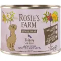 Rosie's Farm Single Meat Adult 6 x 195 g - Kalkun og ris