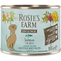 Rosie's Farm Single Meat Adult 6 x 195 g - Fisk og ris