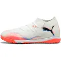 Puma FUTURE 8 MATCH TT Football Boots Women, Shoes, White/Black/Glowing Red, 42