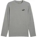 Puma Essentials No. 1 Logo Long Sleeve Tee Men, Clothing, Medium Gray Heather, 4XL