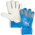 Puma ULTRA Play Goalkeeper Gloves, Accessories, Ultra Blue/Glowing Red, 6