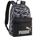 Puma Phase All-Over Print 22L Backpack, Accessories, Black/Gray Echo/Camou, OSFA