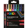 Posca marker sæt PC-3M 8 ass. farver std.