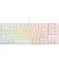 Ducky One 3 TKL mechanical keyboard with Cherry MX Silent Red switches, white