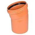 Wavin 250 mm 15 gr. PVC-kloakbøjning