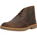 Clarks for man. 26166785 Desert Bt Evo leather ankle boots brown (41.5), Flat, Laces, Casual