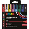 Posca marker sæt PC-5M 8 ass. standard farver