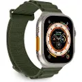 Puro EXTREME - Sløyfe for smart armbåndsur - 144 - 220 mm - hærgrønn - for Apple Watch Hermès Series 9, SE 3, Series 10, Series 11, Series 9, Ultra 2, Ultra 3