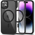 Tech-Protect iPhone 15 Magmat Deksel - MagSafe-kompatibel - Svart / Klar