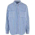 Urban Classics Striped Relaxed Skjorte Med Lange Ermer