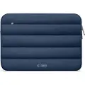 Tech-Protect Fluffy plysj laptop-etui 13-14 - marineblå