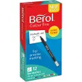 Newell Glassfiber, Berol Colourfine, pakke med 12 ass. stk
