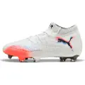 Puma FUTURE 8 ULTIMATE FG Football Boots Women, Shoes, White/Black/Glowing Red, 37