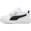 Puma Shuffle Downtown Sneakers Toddlers, Shoes, White/Black/Gold, 26